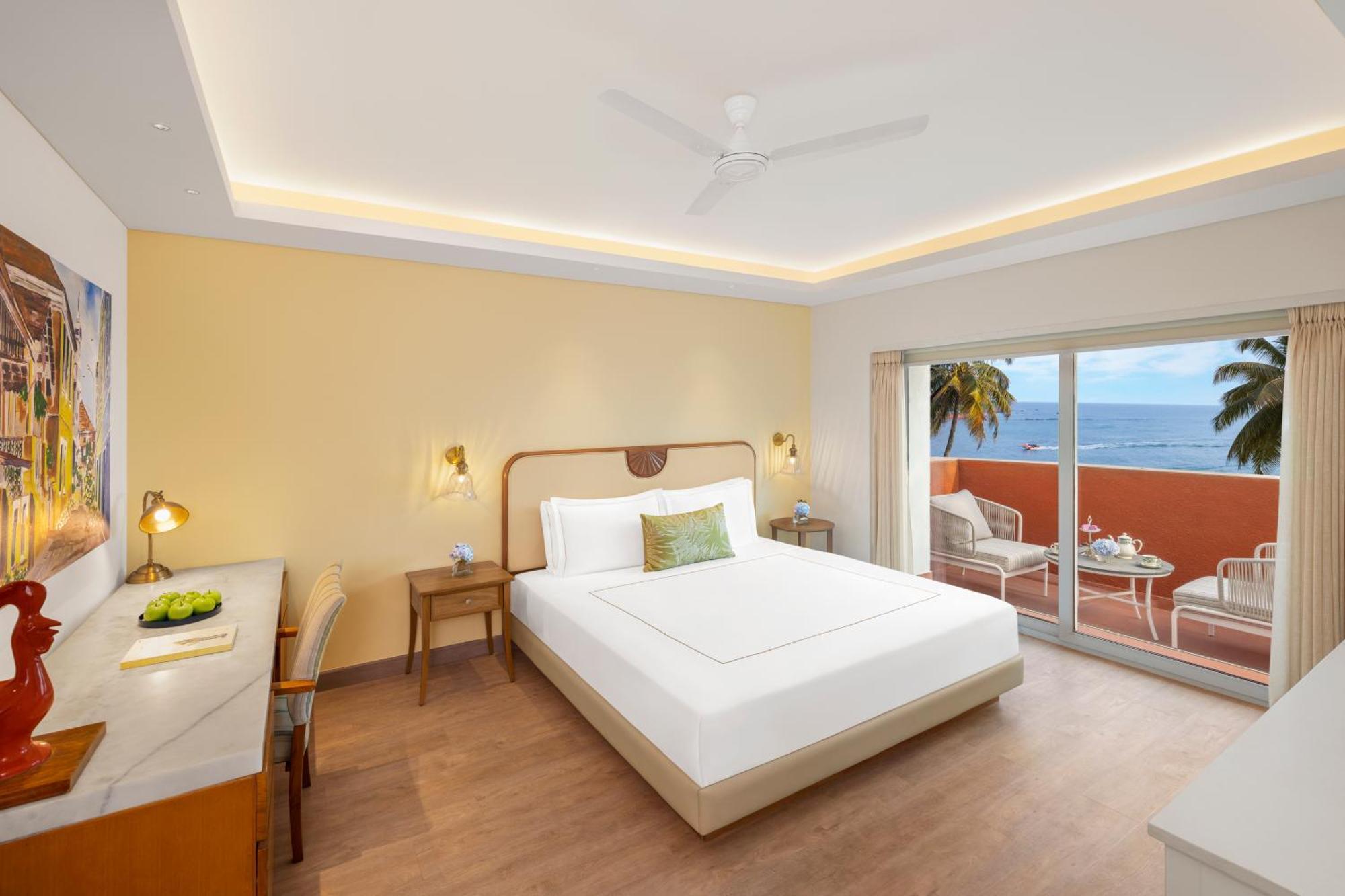 Taj Cidade De Goa Heritage, Goa Santa Cruz Bagian luar foto Deluxe Ocean View Room
