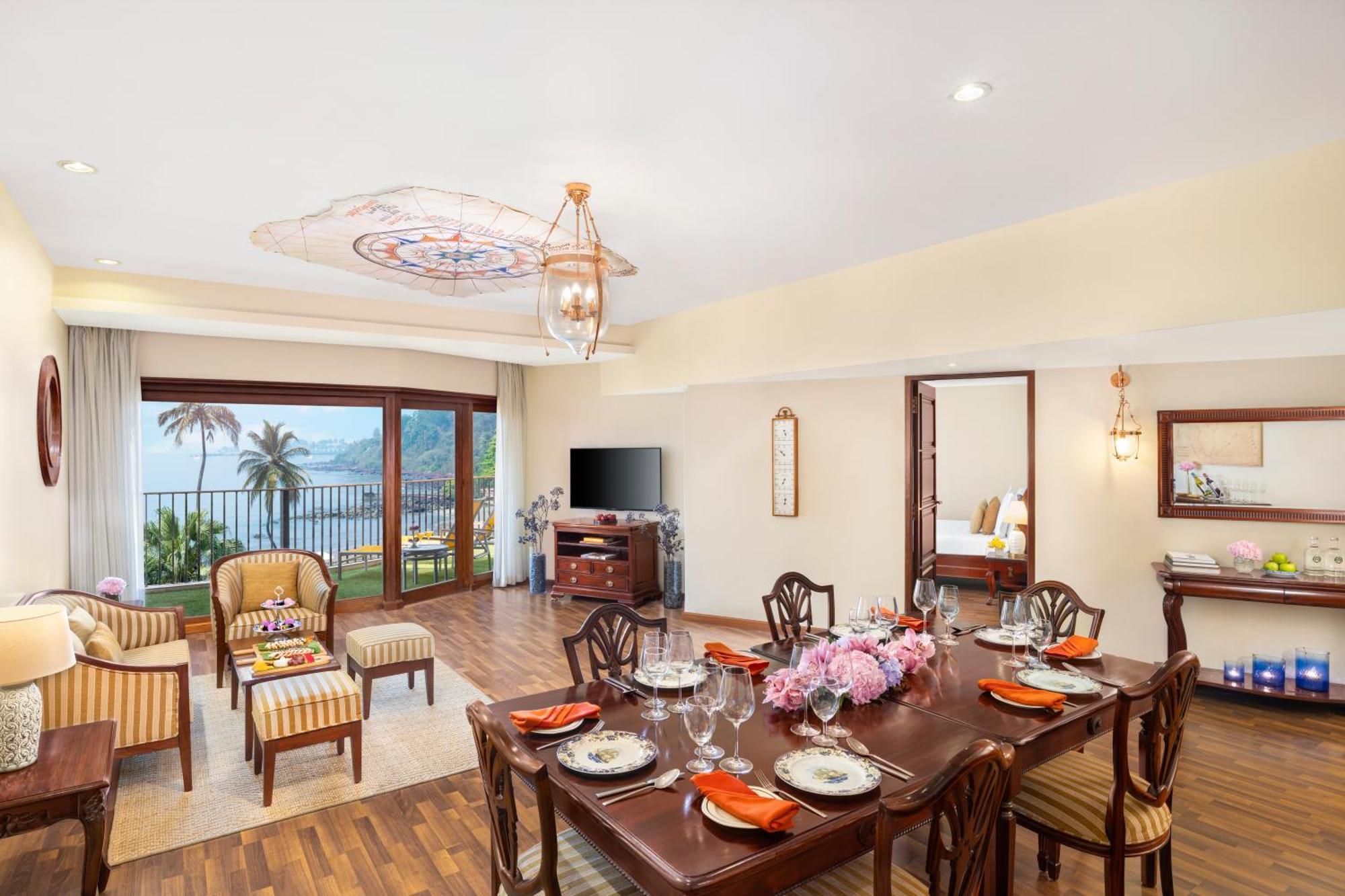 Taj Cidade De Goa Heritage, Goa Santa Cruz Bagian luar foto A suite at the resort