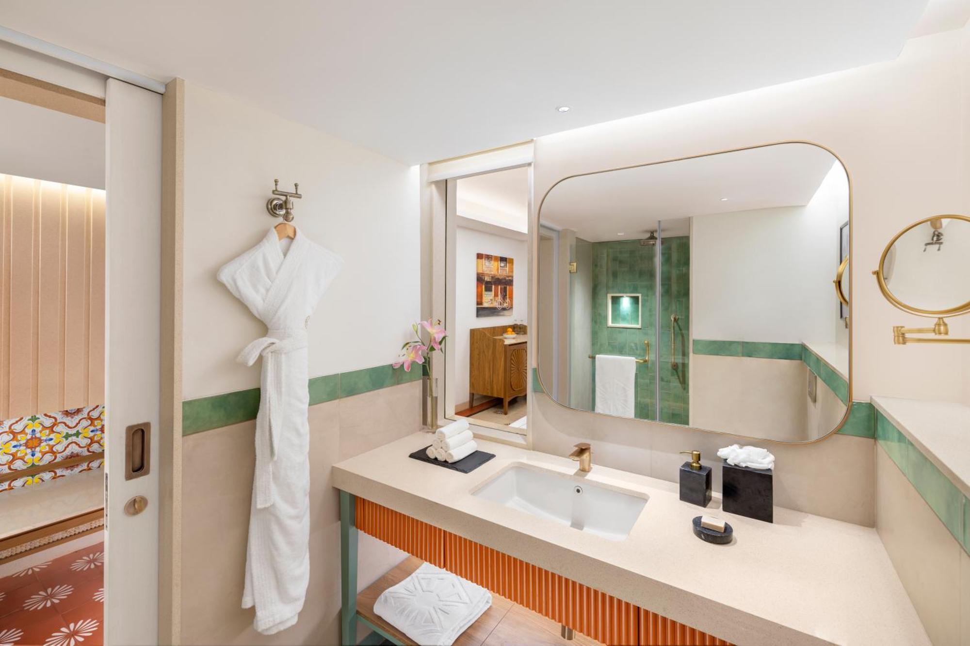 Taj Cidade De Goa Heritage, Goa Santa Cruz Bagian luar foto Bathroom